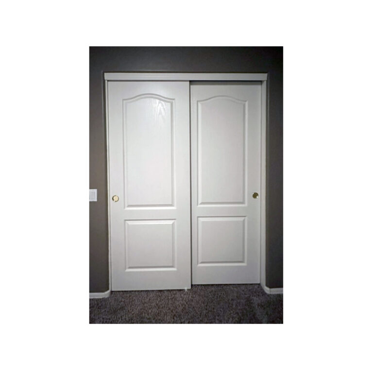 1750 Series Bypass Door Hardware Installed Example